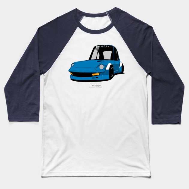 Datsun Fairlady "Yankii Style" Baseball T-Shirt by RexDesignsAus